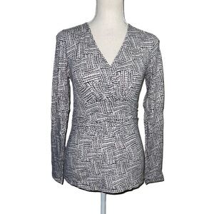 Ann Taylor Factory faux wrap top Size Small